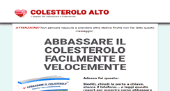 Desktop Screenshot of abbassare-colesterolo.info